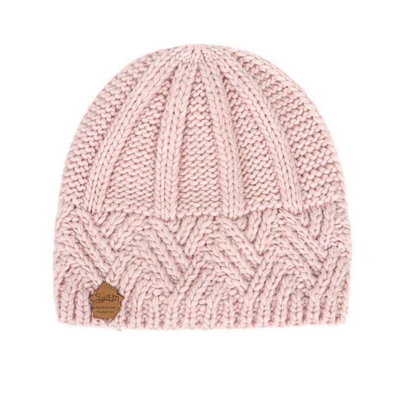 Winter Autumn Knitted Beanie Stretchy Hat Casual Cap Warm Femme Bonnet Women Hats Ladies 8 Color