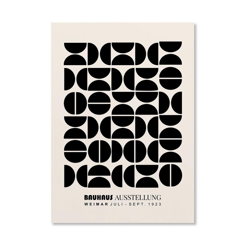 Абстрактный оранжевый геометрический постер в стиле Баухаус Поп-арт Рассвет и велосипед Принты для стен для современной гостиной, общежития, домашнего декора