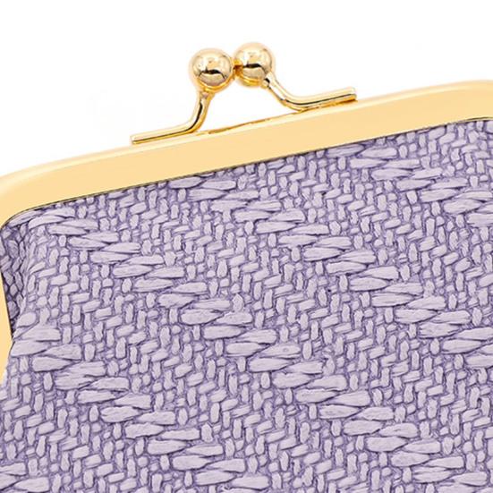 Мини-портативный кошелек для монет из искусственной кожи с замком-поцелуем, многоцелевой кошелек для ключей