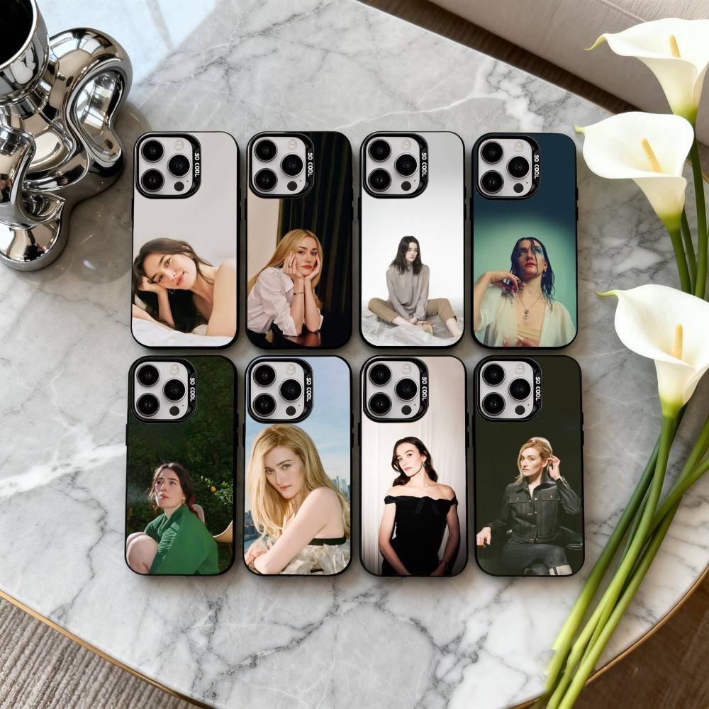 Beautiful S-Sarah P-Pidgeon Actress Phone Case For iPhone17,16,15,14,13,12,11 Plus,Pro Max Candy Silver Plated Inside Cover
