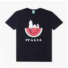 Дикий осел Унисекс Футболка Snoopy T iTalia Черная