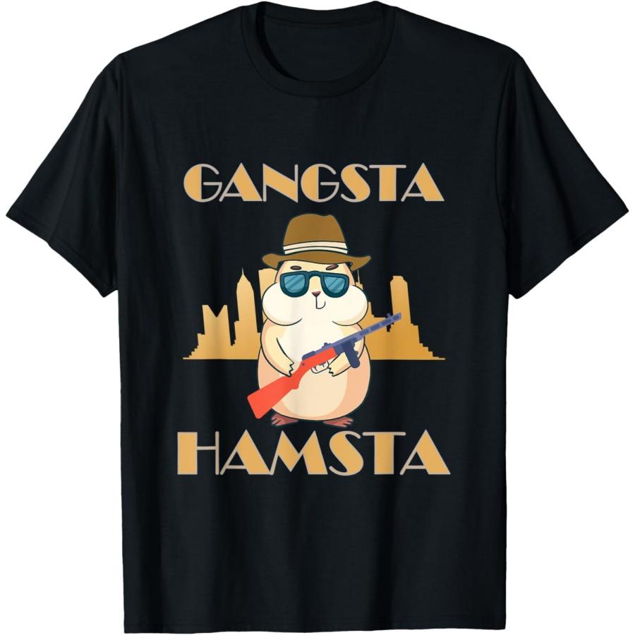 Дизайн хомяка гангста хомяк футболка для любителей хомяков