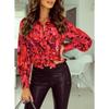 YYFS Women's Fashion Casual Spring Fall Long Sleeve POLO Neck Blouses & Shirts