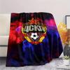 1Pc CSKA Moscow Logo Print Flannel Blanket High Quality Warm Comfortable Cover for All Seasons Perfect for Gifts Home Decor