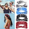 Bandanas Cross Turban Rabbit Ears Hairband Women's Knot Headbands Retro Headband Knot Headwrap