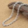 Pure Silver 3mm Necklace S925 Sterling Silver Jewelry Square Men Women Necklace Chain 925 Silver Round Chain Necklace