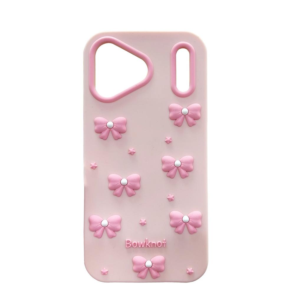 Для iPhone 17 / 17 Pro / 17 Pro Max Милый Мультяшный 3D Мягкий Силиконовый Чехол Накладка на Телефон