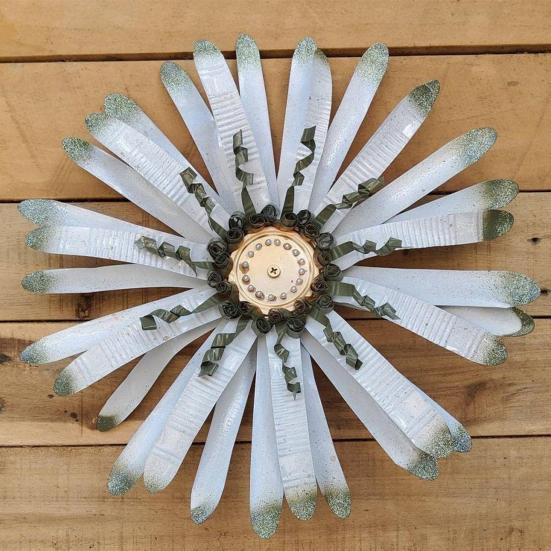 3D Металлический Цветочный Декор Стены Устойчивая к Погодным Условиям Прочная Железная Цветочная Стена