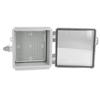 Водонепроницаемая распределительная коробка с прозрачной откидной крышкой IP67 ABS пластиковый электрический корпус с креплением