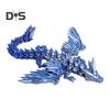 3D-печатная фигурка летающего дракона с подвижными суставами, китайская фигурка дракона, шарнирная модель крылатого дракона, игрушка-фиджет, настольное украшение, орнамент