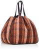 Drawstring Mini Tote Bag LT Deli WOOL 3494 Deli BROWN [Rootote]