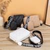 Time Simple and Atmosphere Triangle Diamond Embroidered Shoulder Strap Letter Printing Crossbody Mother Bag Camera Bag