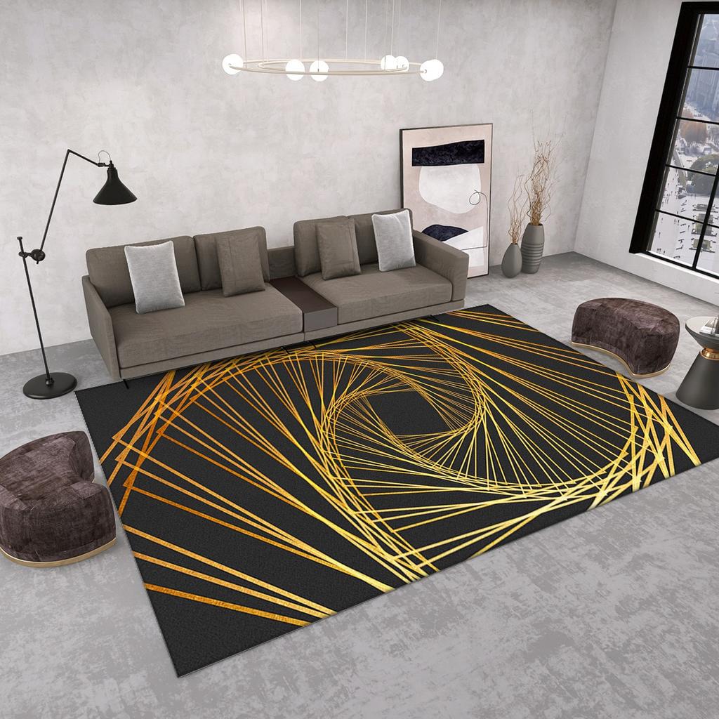 Ковер в европейском стиле, простой креативный, для гостиной, под диван, для спальни, прикроватный, для кабинета, коврик у входной двери, нескользящий, для украшения дома