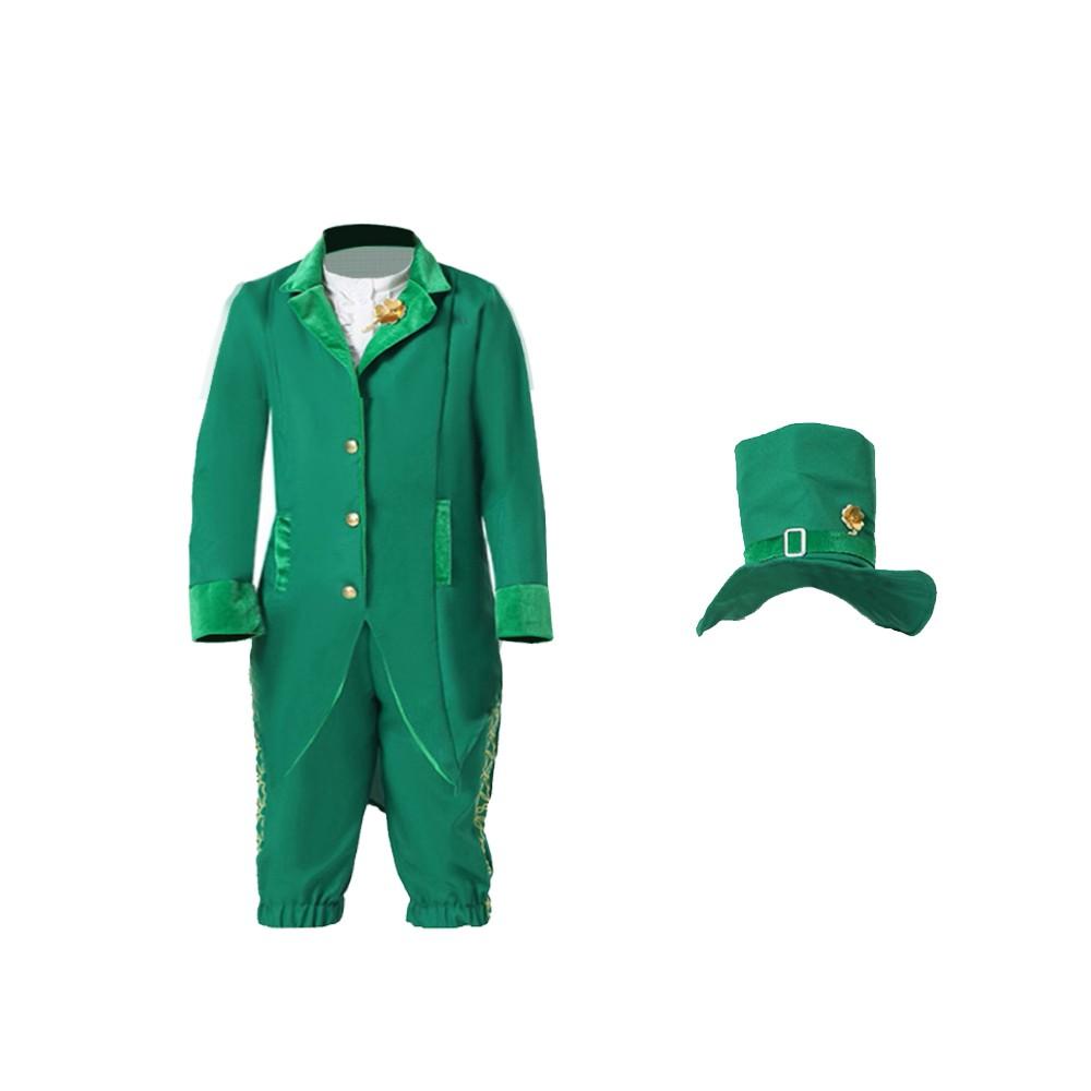St. Patrick's Day Ethnic Irish Boys And Girls Stage Performance Role Playing Costumes