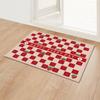 Strawberry Girl Heart Bathroom Absorbent Floor Mat Entry Door Mat Bedroom Door Mat Bathroom Non-Slip Foot Mat