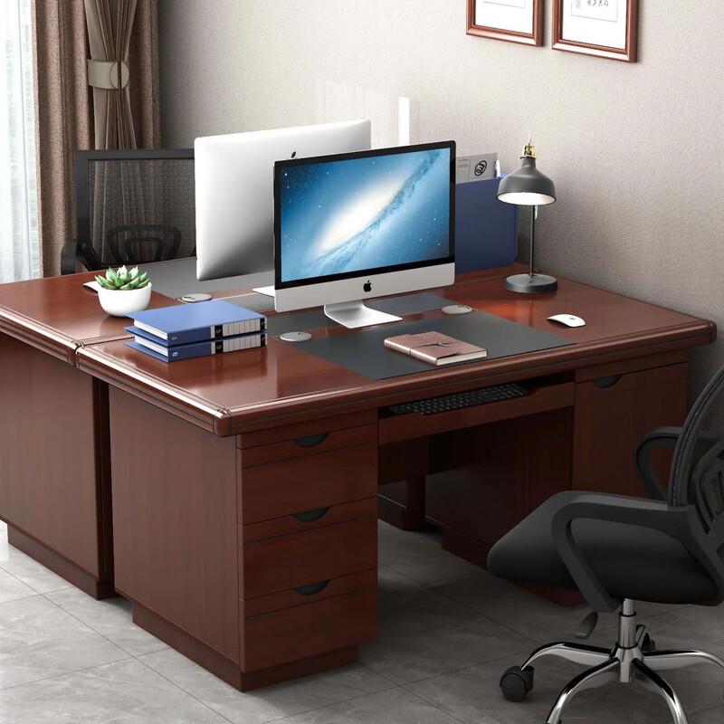 Milin Solid Wood Veneer Office Desk