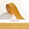 9M 3D Foam Wall Edge Strip Stickers Self-adhesive Corner Waist Line Background Wall Sticker Waterproof Decor Trim Line Skirting