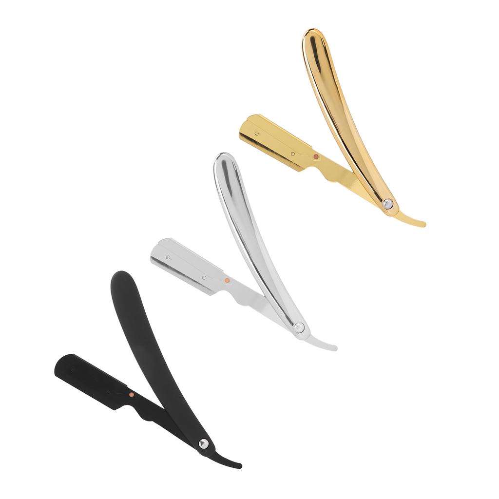 Men\'s Folding Handle Plated Professional Straight for Hair Salon (Without Blade)