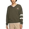Nike Sweaters Men's Workwear Khaki V Neck Moderate DX0009-325
