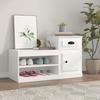 VidaXL Shoe Cabinet White 100x42x60 Cm Engineered Wood 816416