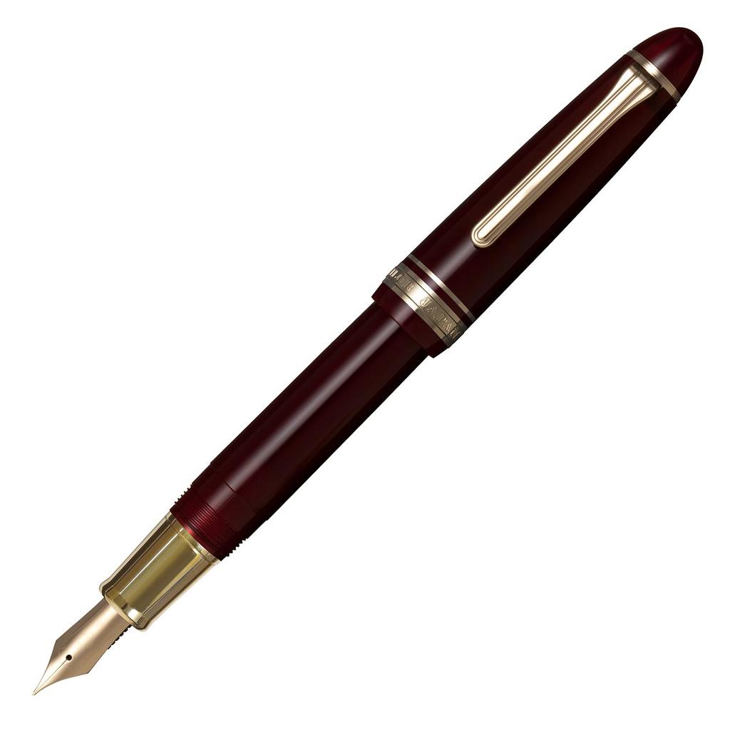SAILOR Profit Casual L Stable Gold Trim Fountain Pen Clear Red Japanese Fine Nib 11-0825-230