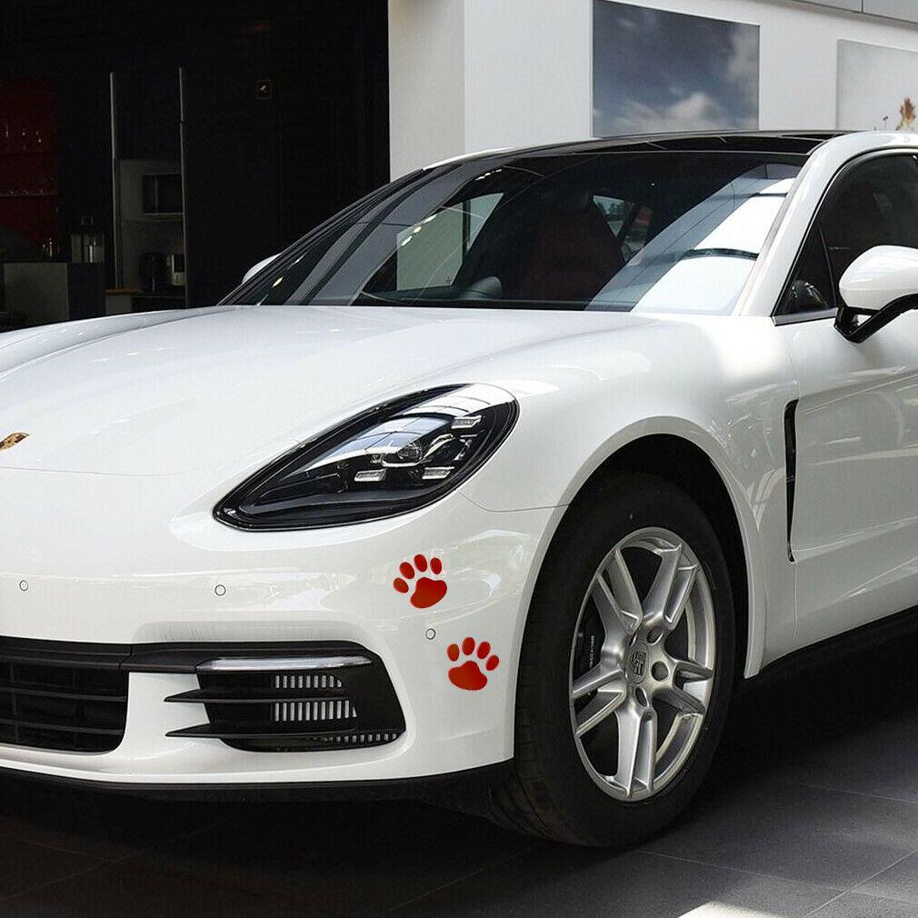 Автомобильная наклейка крутой дизайн лапа 3D животное собака кошка медведь отпечатки ног след 3 м наклейка автомобильные наклейки для авто мотоцикла