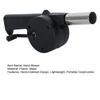 Hand Blower Manual Fan Blower Accelerates Charcoal Manual Burning Blower Portable Metal Air Outlet Cooking Assistant BBQ Accessory