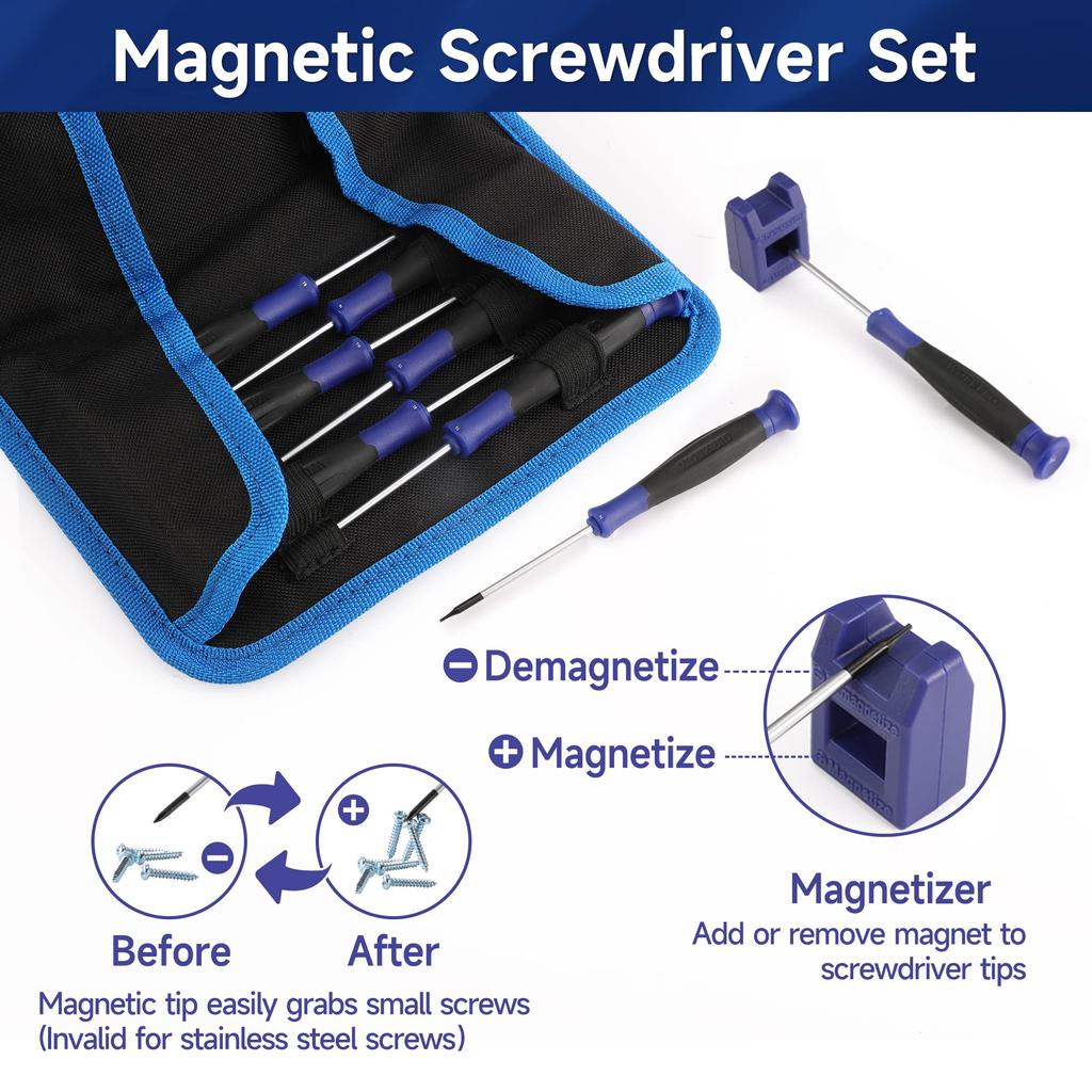 Набор прецизионных отверток WORKPRO Набор отверток Torx Driver T3 T4 T5 T6 T8 T10 Смартфон Часы Разборка Замена Игрушка Ремонт Намагничиватель