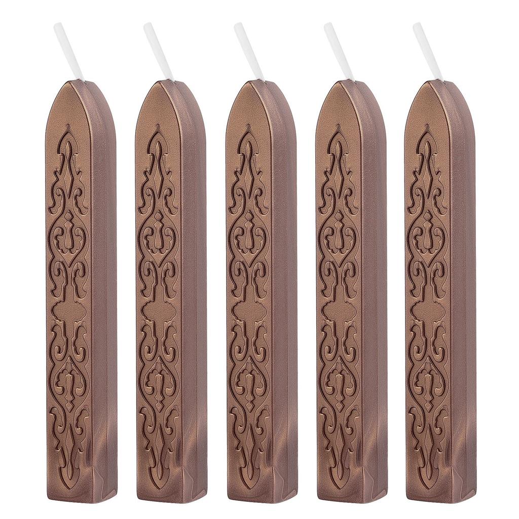 5 шт. восковых печатей, антикварные восковые печатей с фитилем для почтового письма, ретро-винтажная восковая печать, приглашение на свадьбу