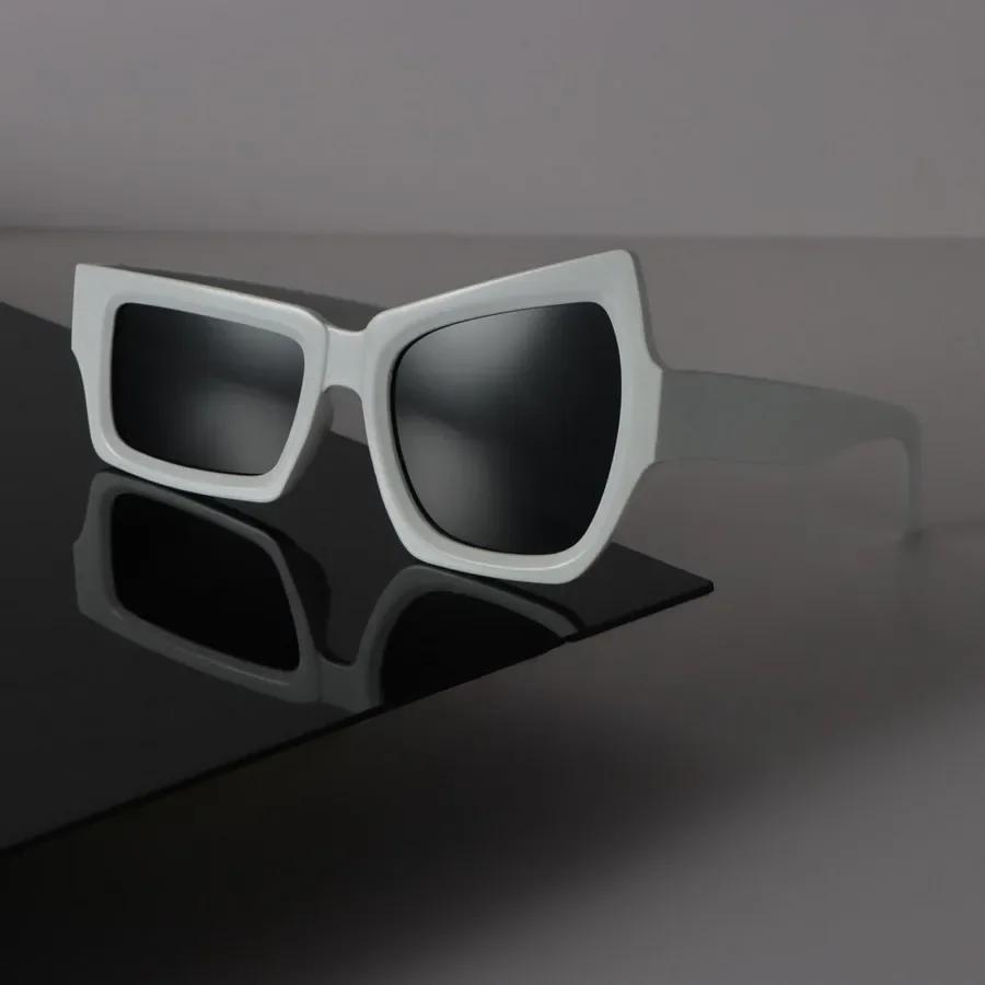 Retro Sunglasses Women Men Cat Eye Mirror Clear Luxury Eyewear Sexy Designer Brand Black Sun Glasses For Female Male