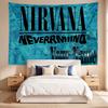 Nirvana (5) Custom Name Tapestry Wall Hanging Tapestry Wall Art Decor for Bedroom Living Room