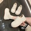 New Leather Women's White Casual Woman Vulcanize Sneakers Breathable Platform Flats Shoes for Woman Designer Shoes