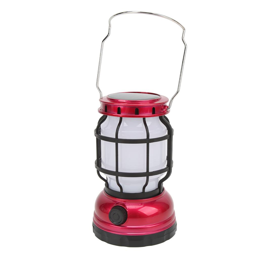 LED Camping Lantern USB Rechargeable Solar Powered Camping Light for Emergency Hiking Home