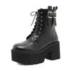 Fashion 15cm Heels Large Size Autumn New Thick Bottom Waterproof Platform High-heeled Short Boots Women's Boots