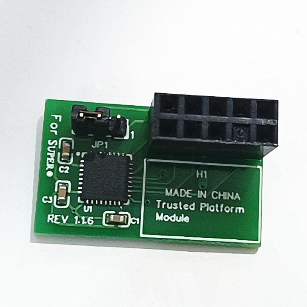 10Pin SPI TPM 2.0 Module  Trusted Platform For SuperMicro AOM-TPM-9670H