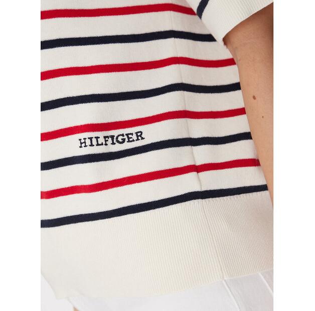 Свитер Tommy Hilfiger Mini Stp Co Open Polo Ss Swt