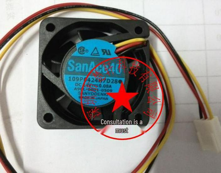 SANYO 40x40x15mm 24V 0.08A Fan 109P0424H7D28