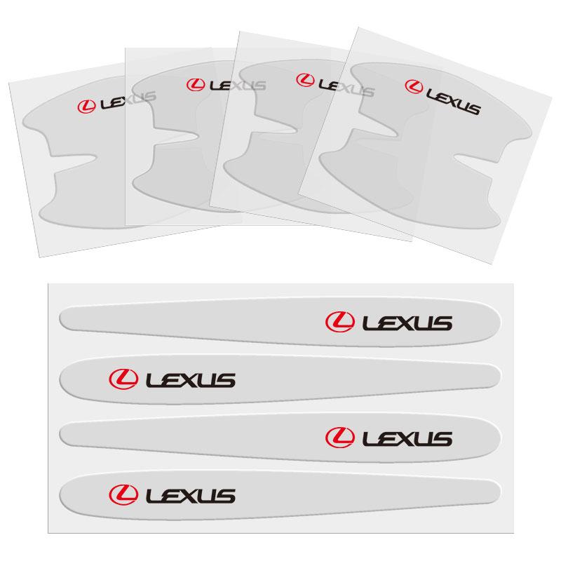 ZAG1 2026 Hot Interior Stickers TPU Car Transparent Door Bowl Handle Protective Film Sticker For Lexus LS LC RZ IS350 ES300 GS350 CT2