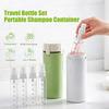 1/2 Набора 120 мл 4-в-1 Дорожная Бутылка Герметичная Многоразовый Диспенсер для Лосьона, Кондиционера, Крема, Шампуня Портативный Многоразовый Пустой Контейнер для Туалетных Принадлежностей
