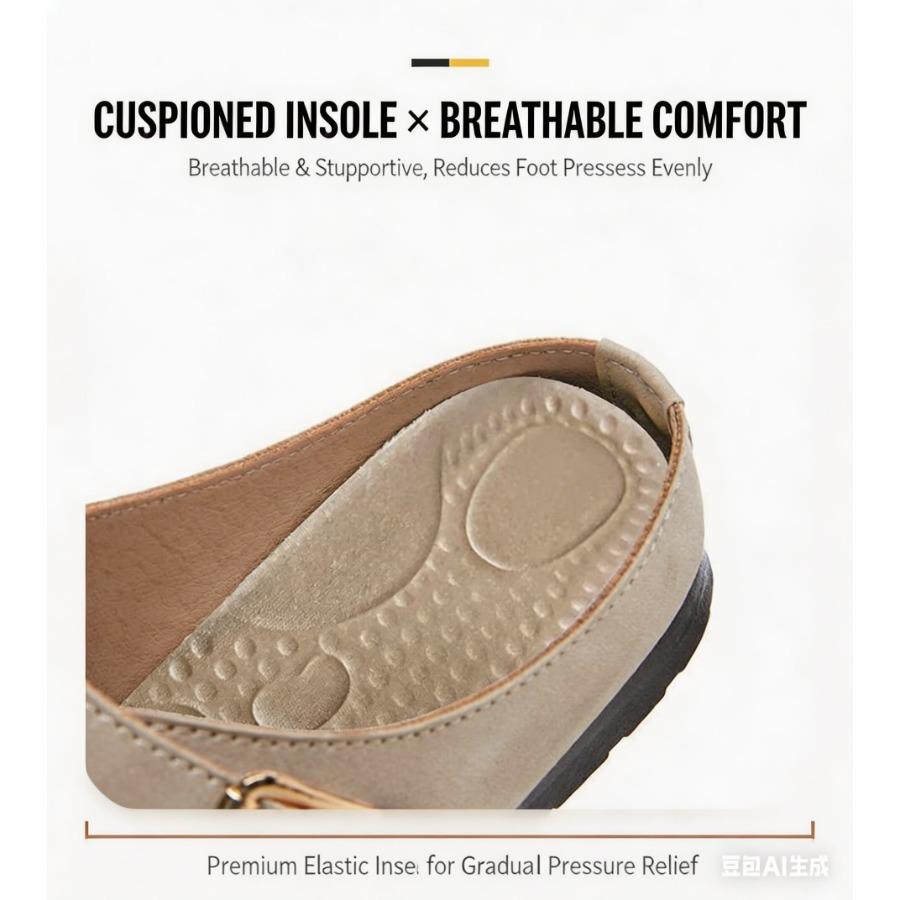 Women Half Slippers Soft Sole Breathable Mesh Sandals Non-slip Durable Outdoor Casual Stylish Comfortable