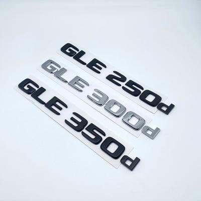 3D ABS Буквы Эмблема Значок для GLE250d GLE300d GLE350d GLE400 GLE450 4Matic Стайлинг Автомобиля Наклейка с Названием на Багажник