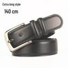 Extra Long 140cm Plus Size Men's Casual Pin Buckle Belt