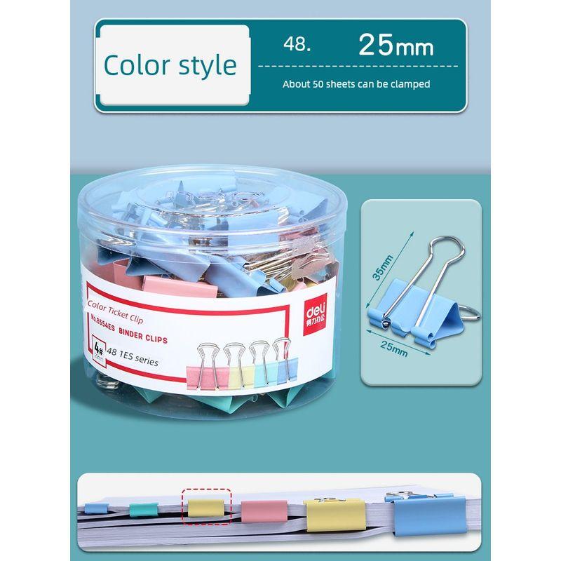 Tail Clip Stationery Metal Strong Multicolor, Large Journal Book Bill Book Fixed Tail Clamp Good-looking Ticket Tail Fishtail Phoenix Tail Iron Clamp
