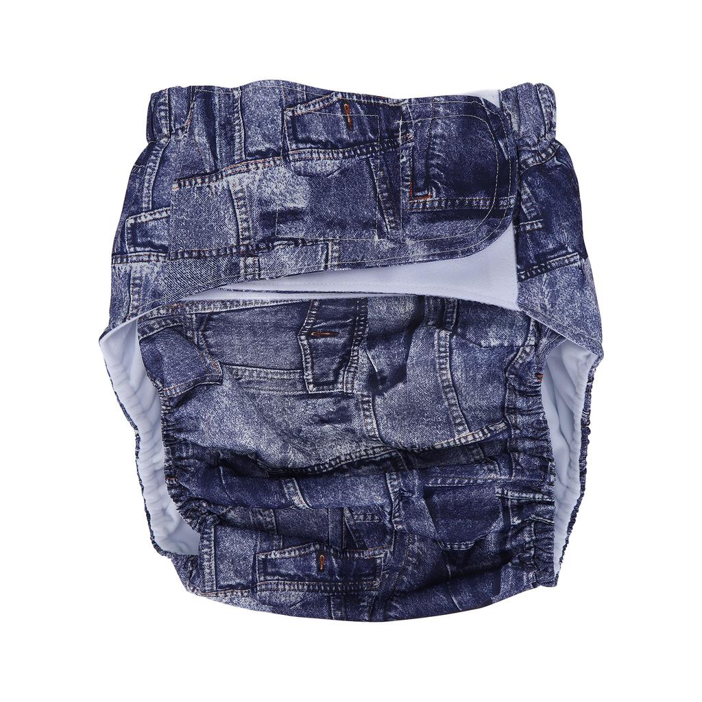 Многоразовые подгузники для взрослых из ткани, водонепроницаемые, для защиты пожилых людей от недержания мочи, с липучкой