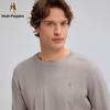 Мужской пуловер Hush Puppies с круглым вырезом из смесовой ткани с шелком