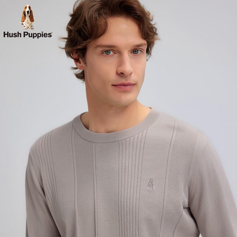Мужской пуловер Hush Puppies с круглым вырезом из смесовой ткани с шелком