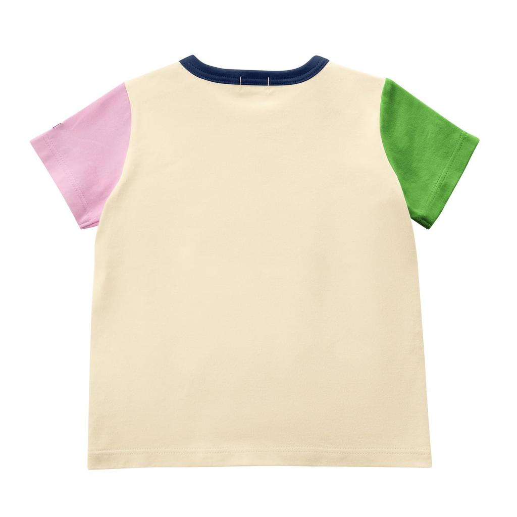 HOUSE Hot с коротким рукавом для мальчиков и девочек, детская одежда, цвет слоновой кости, 70 см [MIKI Biscuits], футболка детская 70-5210-683