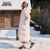 Унисекс пуховик средней длины Snow Flying со съемным капюшоном