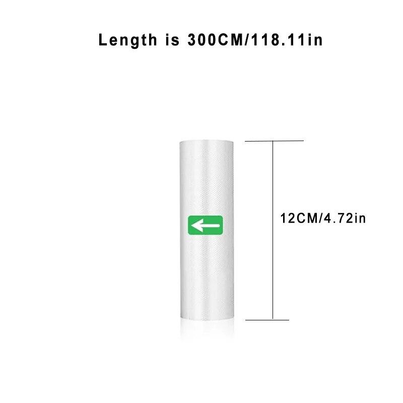 1 рулонные сверхмощные пакеты для вакуумного упаковщика для консервации пищевых продуктов, пакеты для вакуумной упаковки в рулонах для продуктов питания