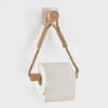 1pc Toilet Paper Holder No Drilling Toilet Paper Holder No Drilling Wooden Toilet Paper Holder Toilet Bathroom Accessories
